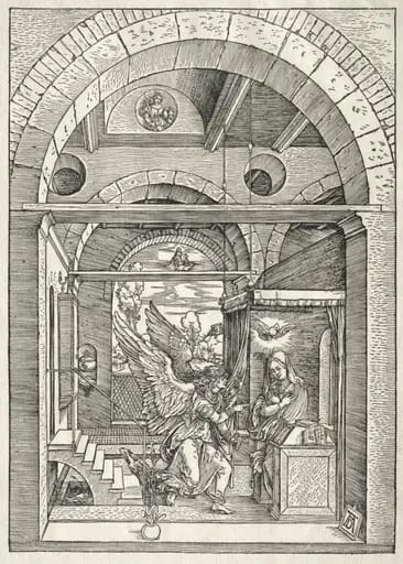 Life of the Virgin: The Annunciation, by Albrecht Dürer
