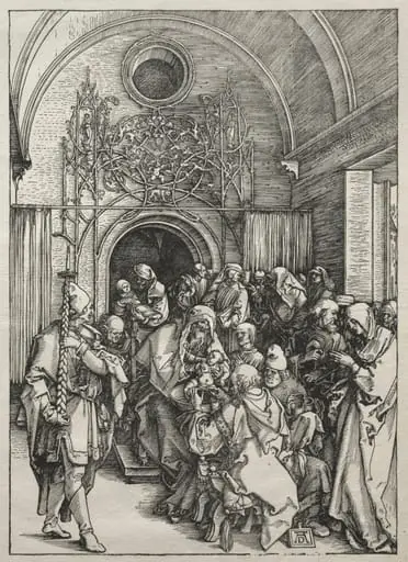 Life of the Virgin: The Circumcision, by Albrecht Dürer