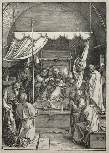 Life of the Virgin: The Death of the Virgin, by Albrecht Dürer
