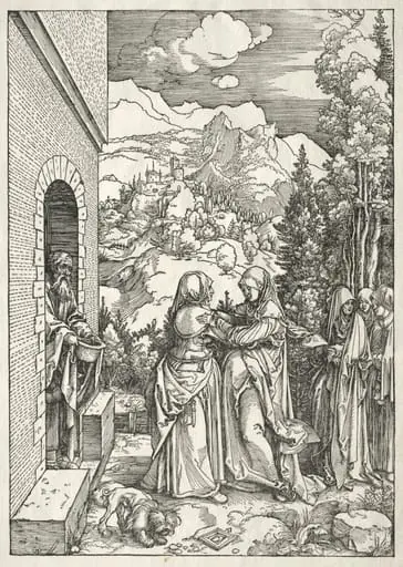 Life of the Virgin: The Visitation, by Albrecht Dürer