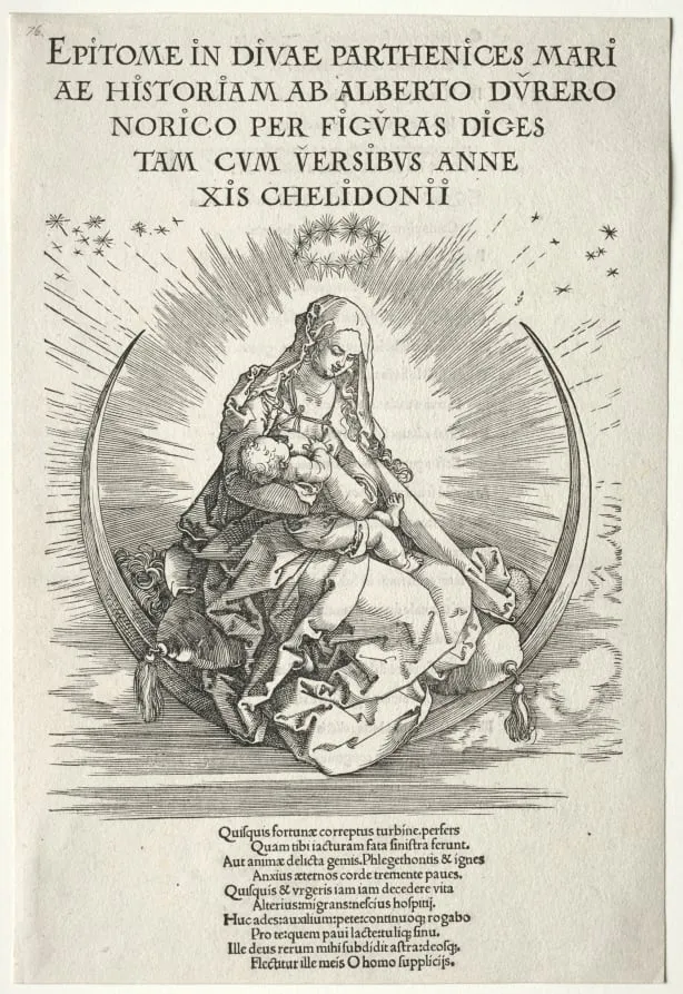 Life of the Virgin: Title Page, by Albrecht Dürer, 1511