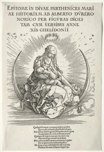 Life of the Virgin:  Title Page, by Albrecht Dürer