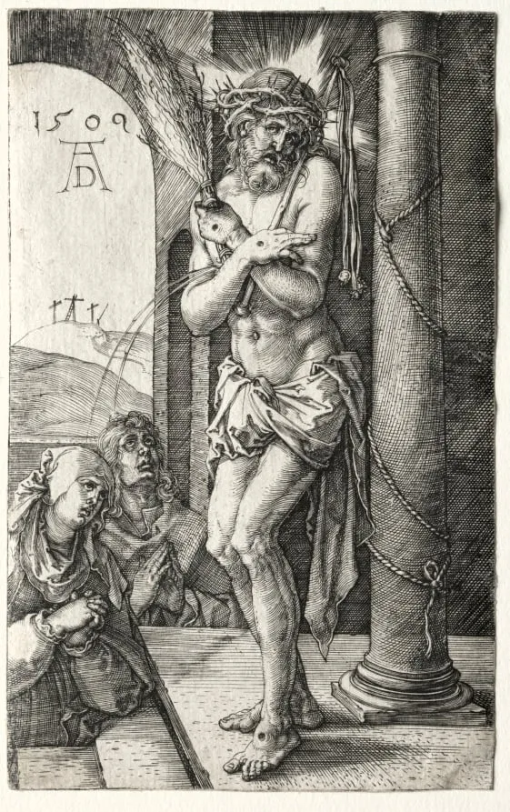Man of Sorrows by the Column, by Albrecht Dürer, 1509