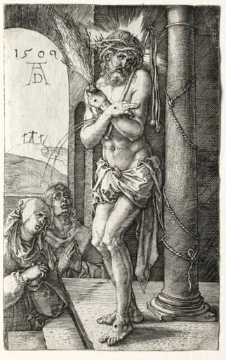 Man of Sorrows by the Column, by Albrecht Dürer