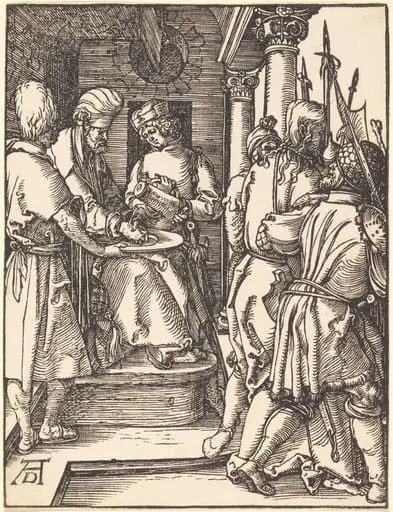 Pilate Washing His Hands, by Albrecht Dürer