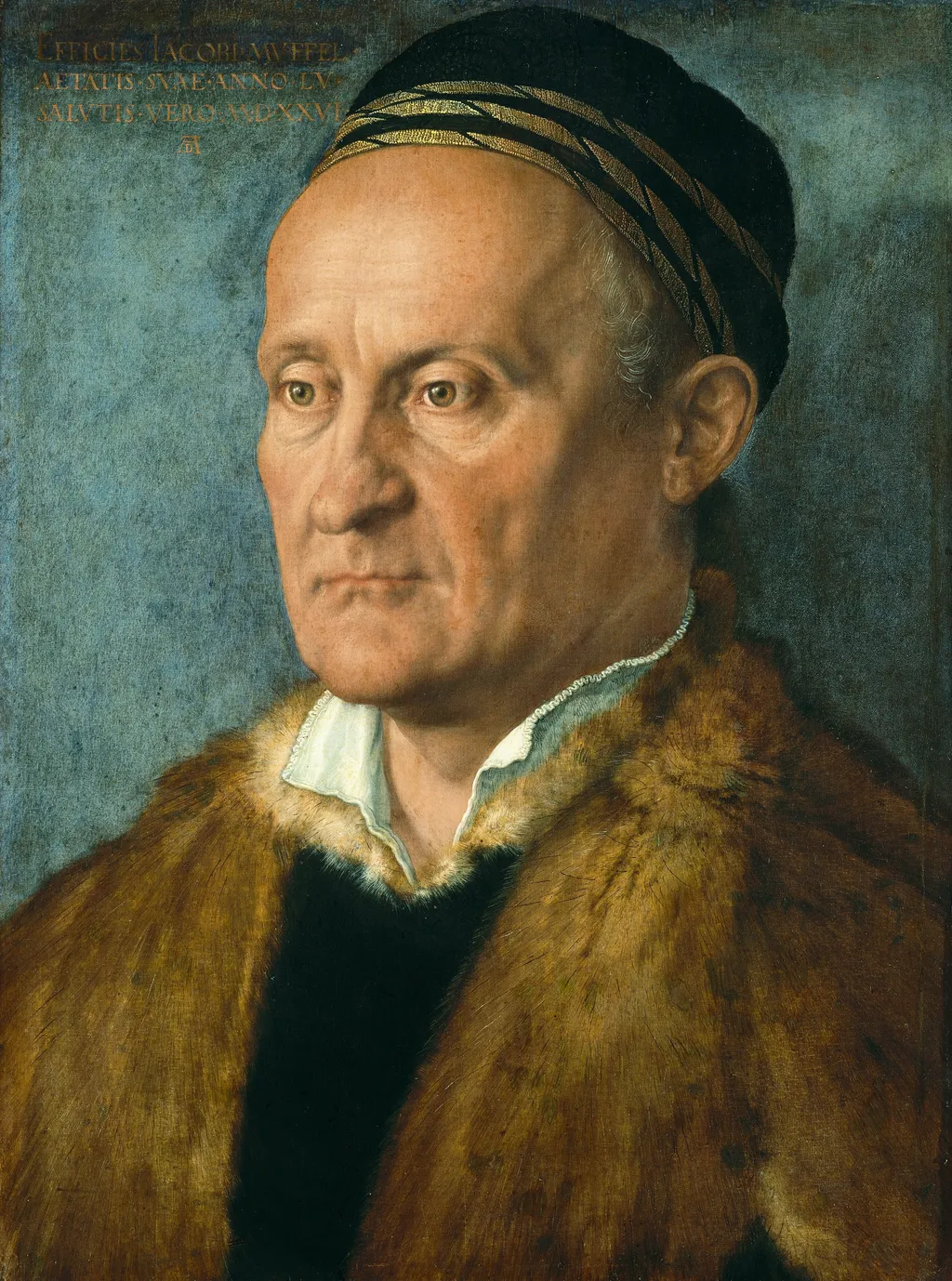 Portrait of Jakob Muffel, by Albrecht Dürer, oil, 1526