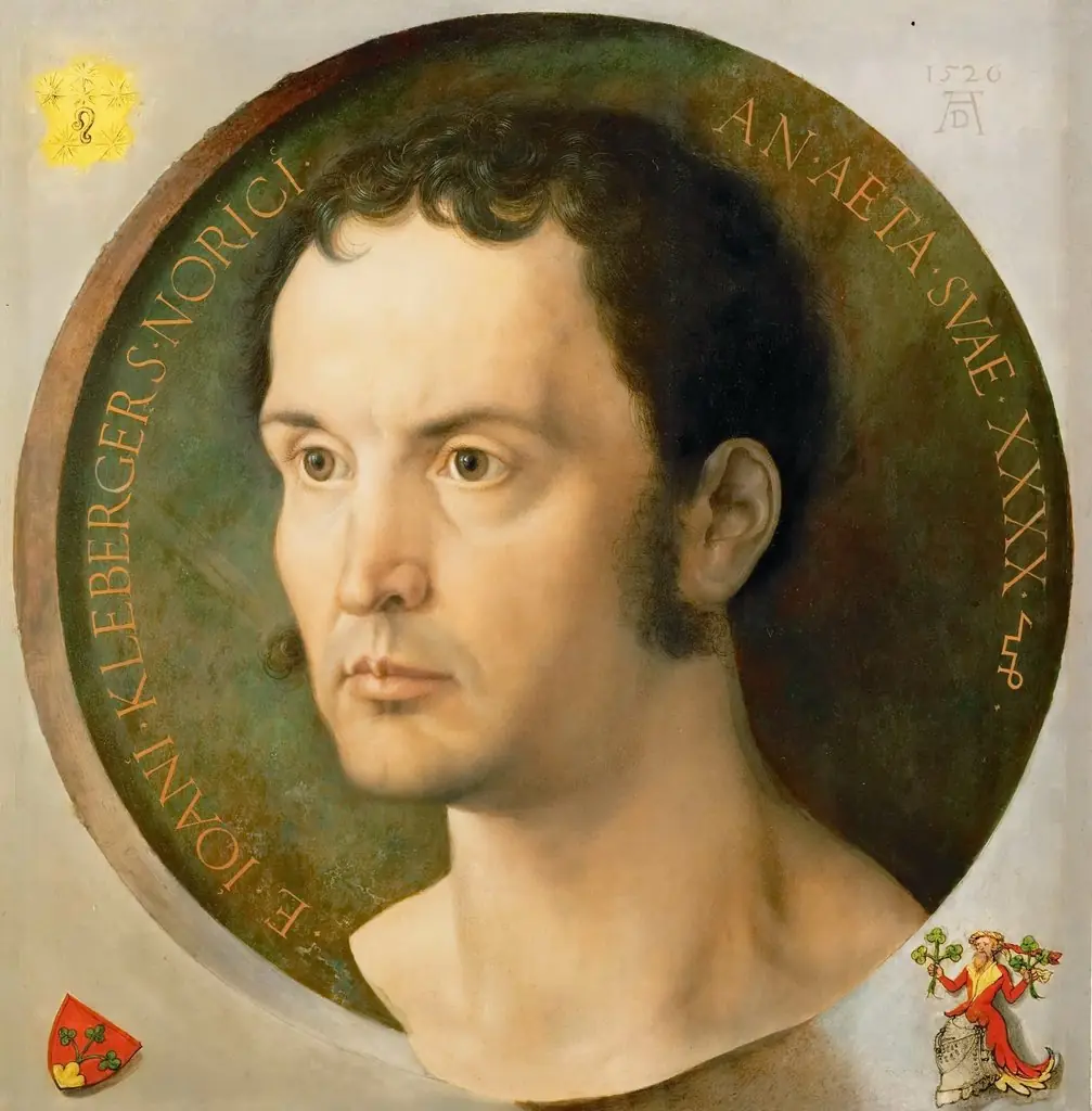 portrait of Johann Kleeberger, by Albrecht Dürer, 1526