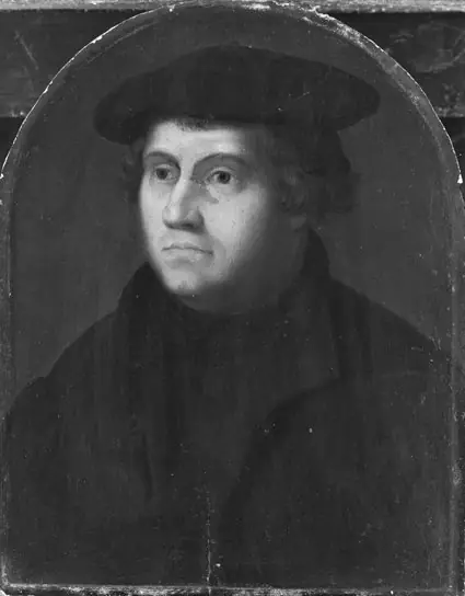 Portrait of Luther, by Albrecht Dürer