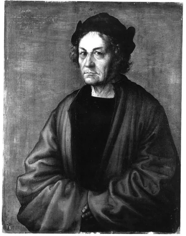 Portrait of the artist's father, by Albrecht Dürer