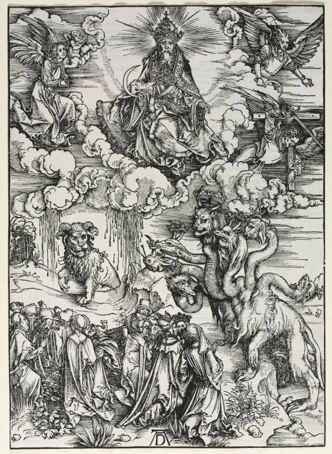 Revelation of St. John: Beast with Ram's Horns, by Albrecht Dürer, 1511
