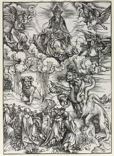 Revelation of St. John: Beast with Ram's Horns, by Albrecht Dürer