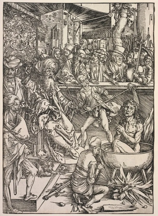 Revelation of St. John: Martyrdom of St. John, by Albrecht Dürer, 1511