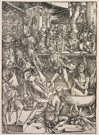Revelation of St. John: Martyrdom of St. John, by Albrecht Dürer