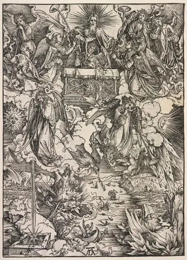 Revelation of St. John: Seven Angels with Trumpets, by Albrecht Dürer
