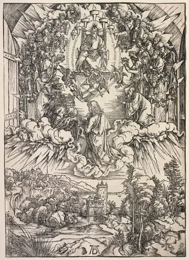 Revelation of St. John: St. John before the Throne, by Albrecht Dürer