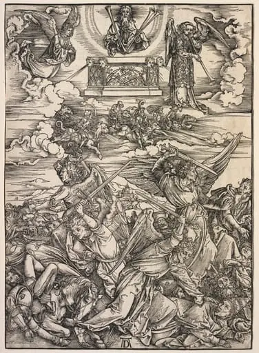 Revelation of St. John: The Four Destroying Angels, by Albrecht Dürer