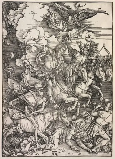 Revelation of St. John: The Four Horsemen, by Albrecht Dürer