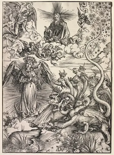 Revelation of St. John: The Woman Clothed with the Sun, by Albrecht Dürer