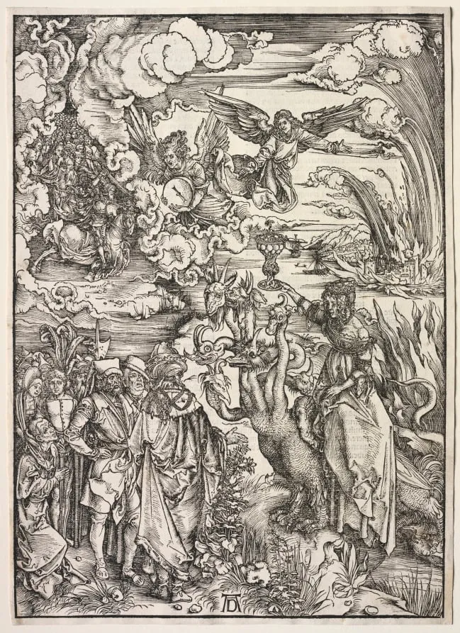 Revelation of St. John: The Woman of Babylon, by Albrecht Dürer, 1511