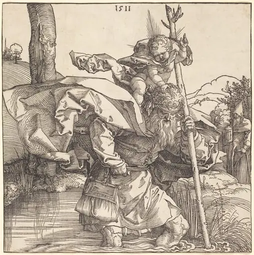 Saint Christopher, by Albrecht Dürer