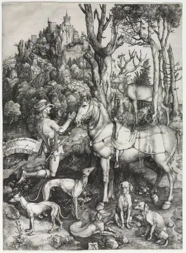 Saint Eustace, by Albrecht Dürer