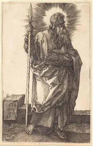 Saint Thomas, by Albrecht Dürer