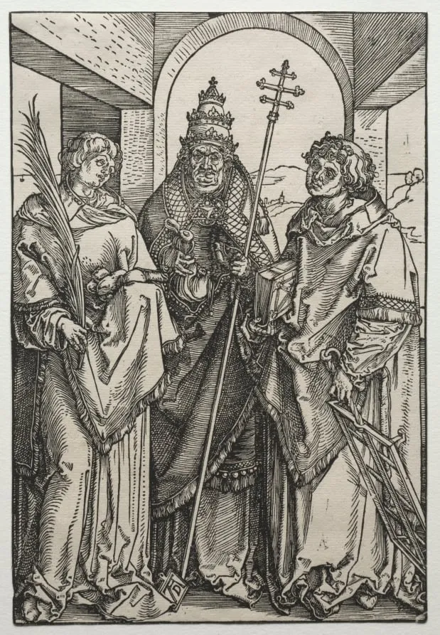 Saints Stephen, Sixtus and Laurence, by Albrecht Dürer, 1504