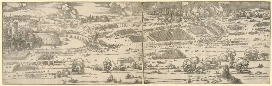 Siege of a Fortress, by Albrecht Dürer, 1527