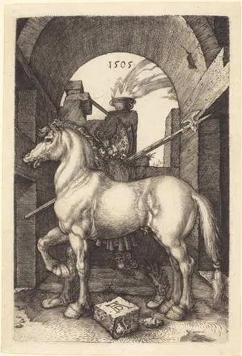 Small Horse, by Albrecht Dürer