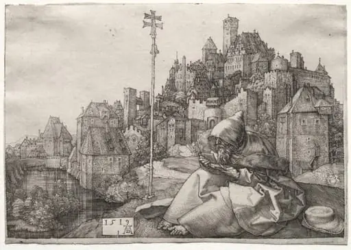 St. Anthony Reading, by Albrecht Dürer
