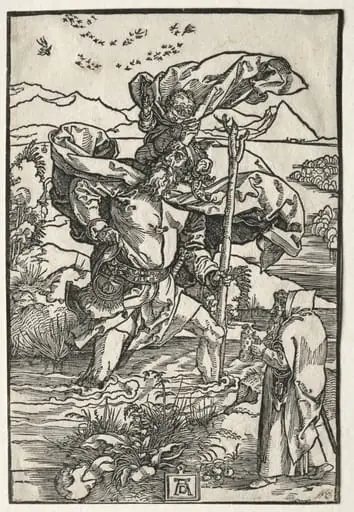 St. Christopher with the Birds, by Albrecht Dürer