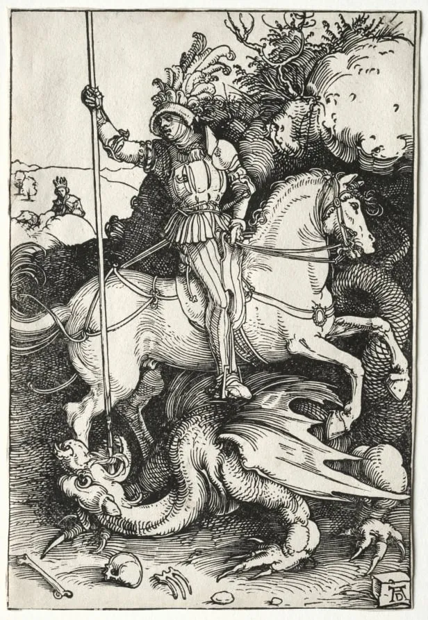 St. George Killing the Dragon, by Albrecht Dürer, 1504
