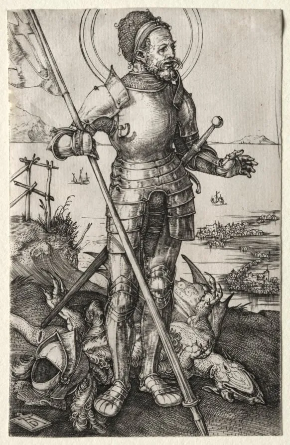 St. George on Foot, by Albrecht Dürer, 1504