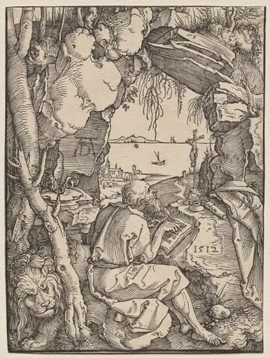 St. Jerome in a Cave, by Albrecht Dürer