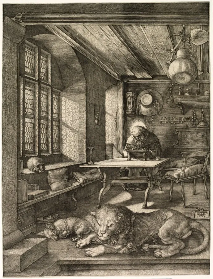 St. Jerome in his Study, by Albrecht Dürer, 1514