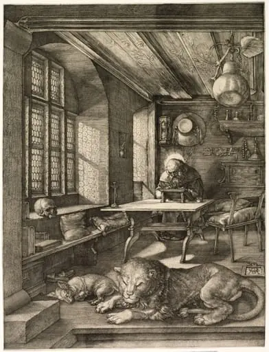 St. Jerome in his Study, by Albrecht Dürer