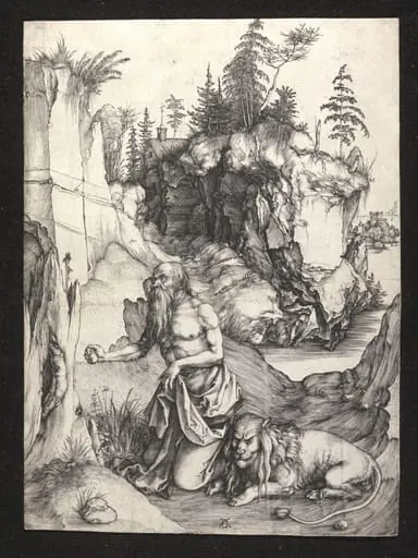 St Jerome in Penitence, by Albrecht Dürer