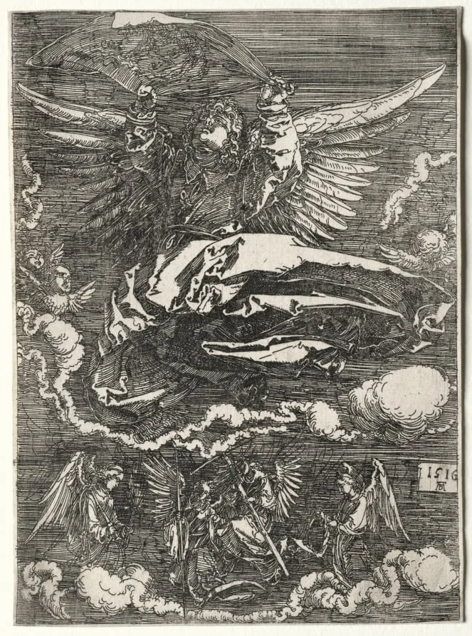 The Angel with the Sudarium, by Albrecht Dürer, 1516