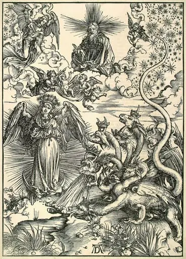The Apocalyptic Woman, by Albrecht Dürer, 1497