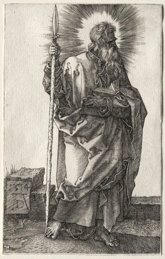 The Apostle Thomas, by Albrecht Dürer, 1514
