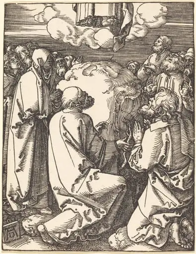 The Ascension, by Albrecht Dürer