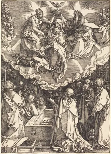 The Assumption and Coronation of the Virgin, by Albrecht Dürer