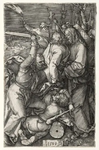 The Betrayal of Christ by Judas, by Albrecht Dürer