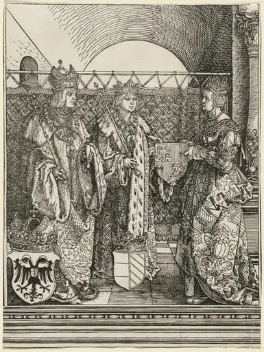 The Betrothal of Philip the Fair with Joan of Castile, by Albrecht Dürer