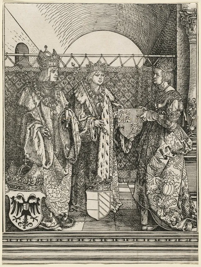 The Betrothal of Philip the Fair with Joan of Castile, Albrecht Dürer
