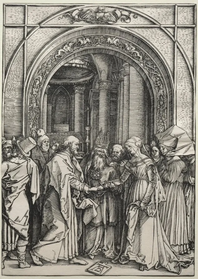 The Betrothal of the Virgin, by Albrecht Dürer, 1504