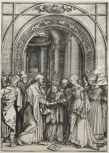 The Betrothal of the Virgin, by Albrecht Dürer