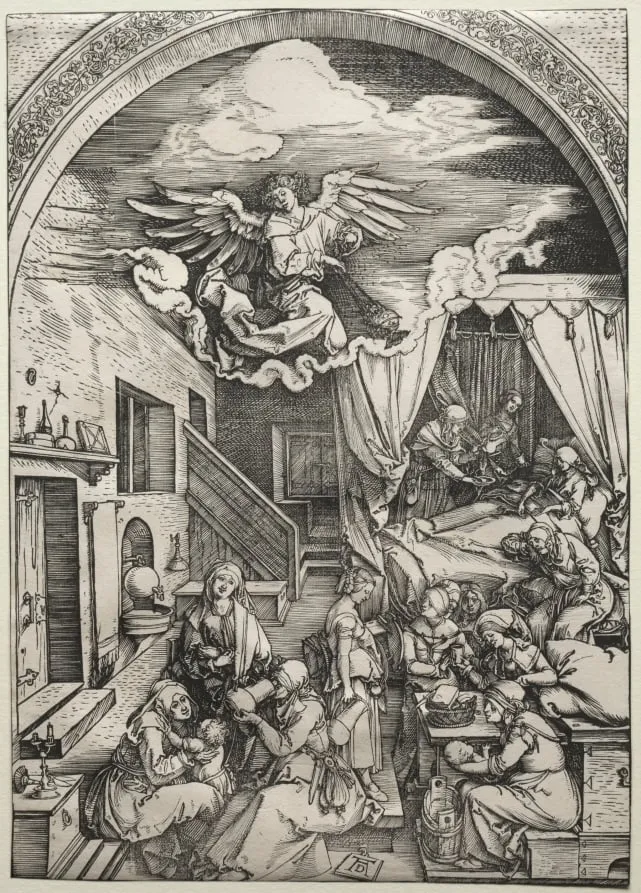 The Birth of the Virgin, by Albrecht Dürer, 1504