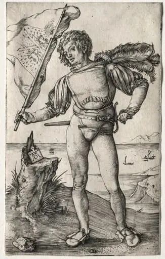 The Burgundian Standard Bearer, by Albrecht Dürer