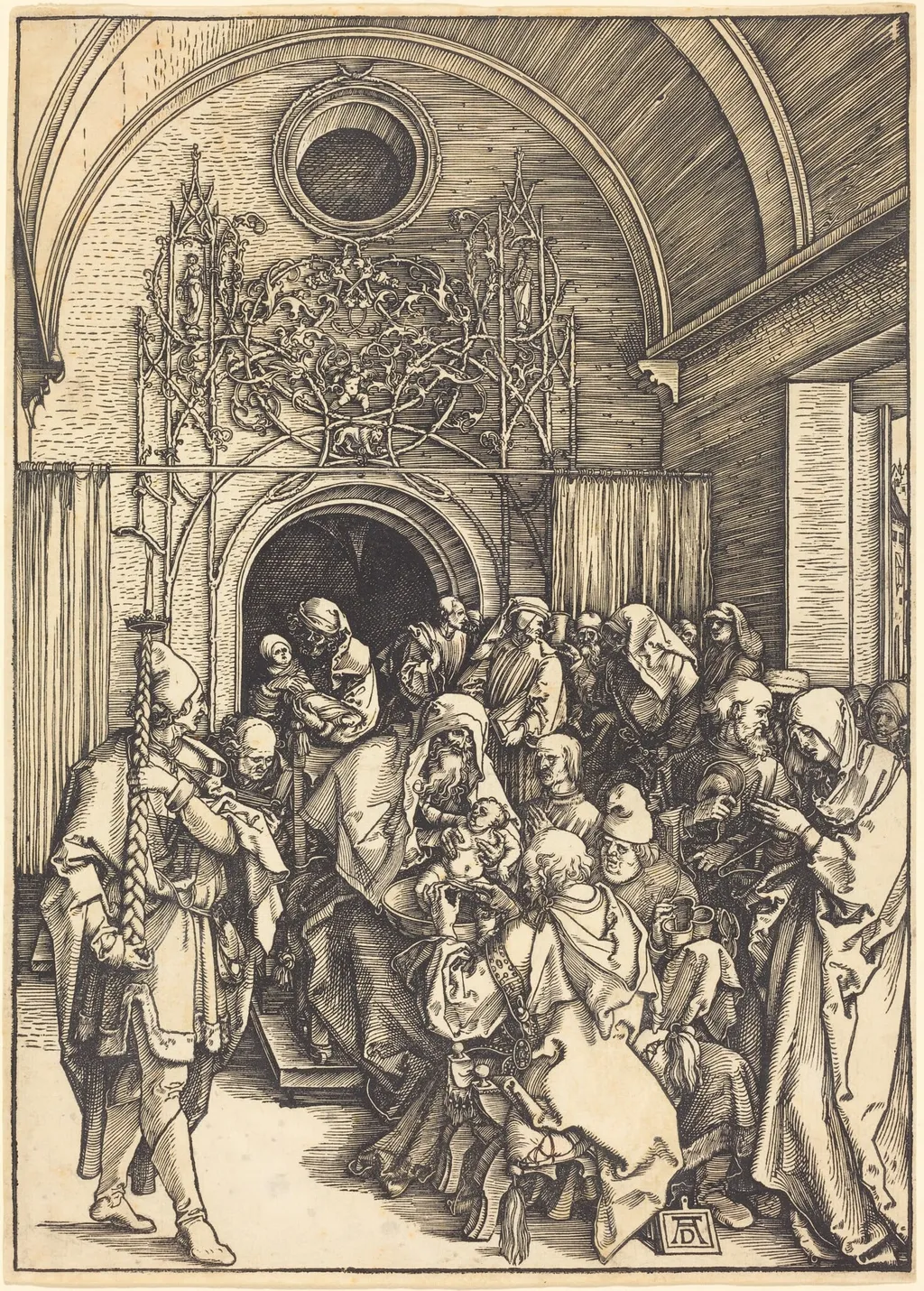 The Circumcision, by Albrecht Dürer, ink, 1504